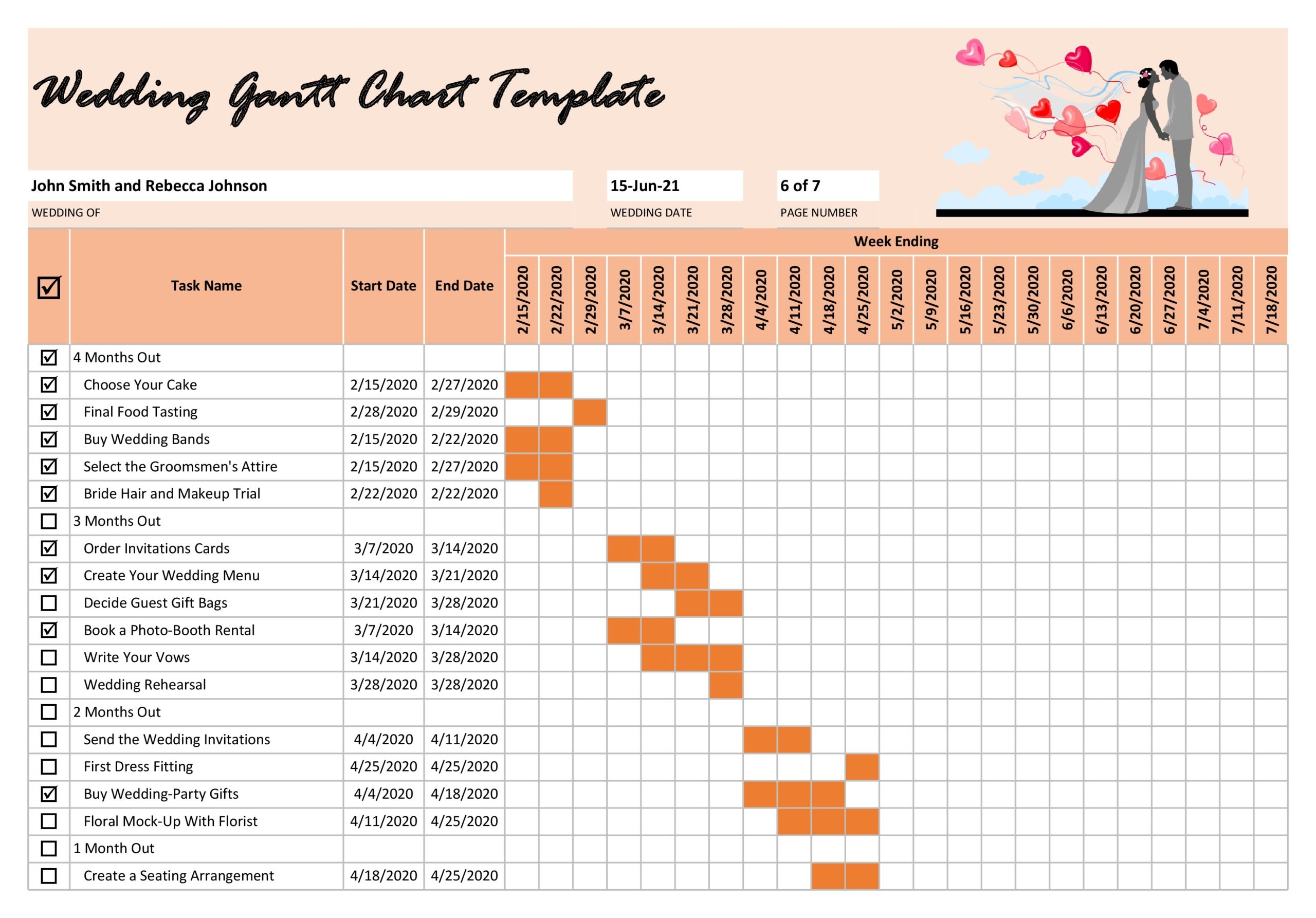 Gantt Chart Template Word Gantt Chart Template Word