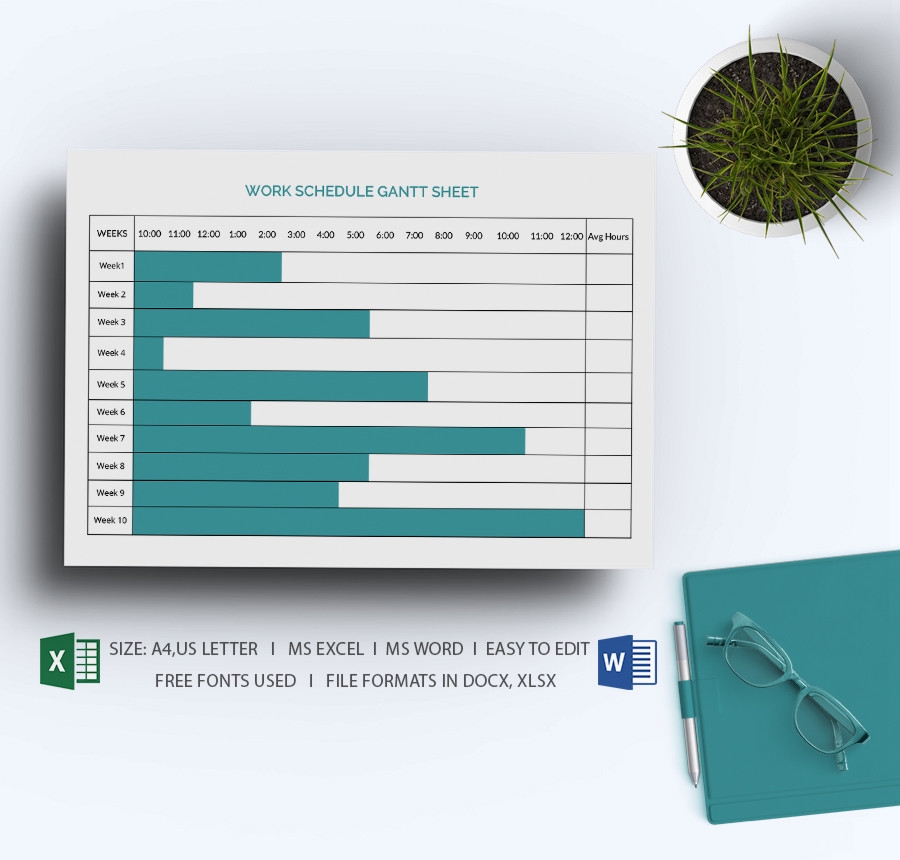37 Gantt Chart Templates DOC PDF Excel