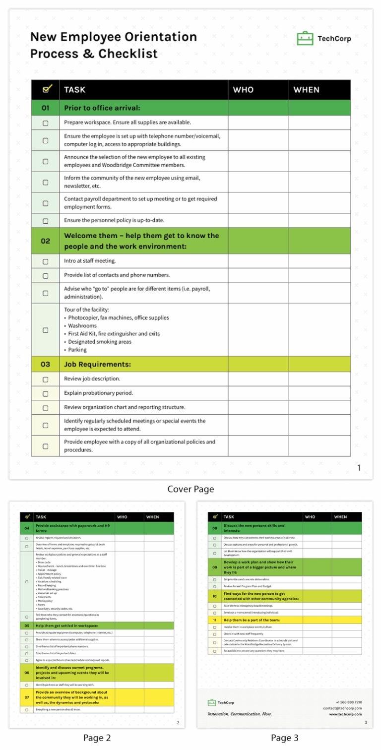 8 Employee Training Plan Templates Monday