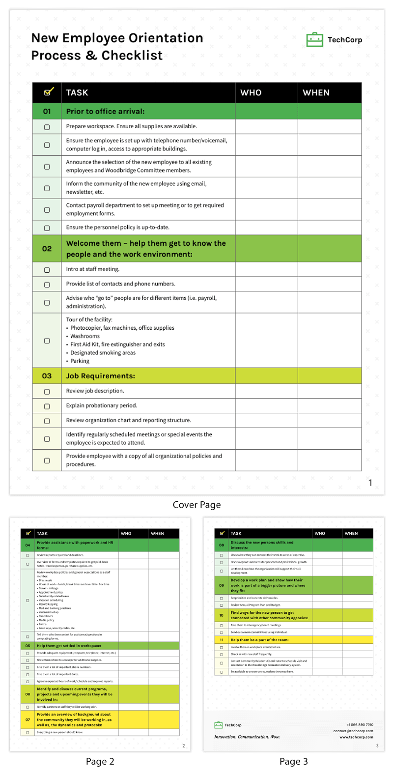 8 Employee Training Plan Templates Monday