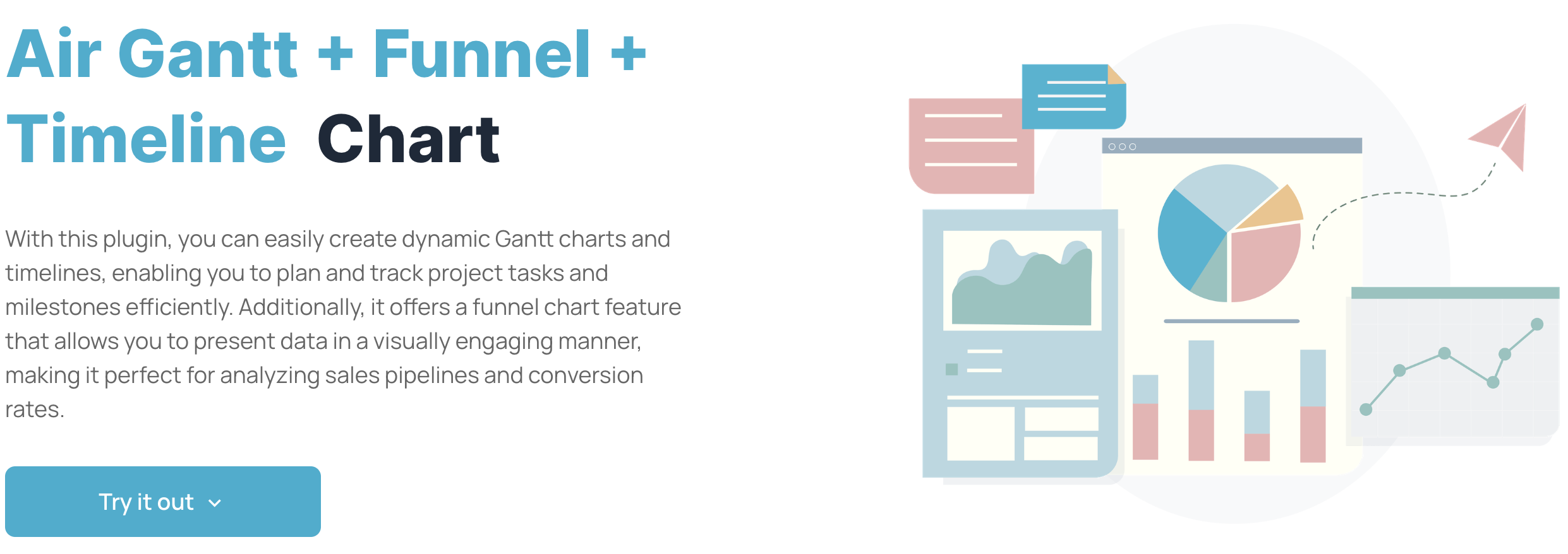  Air Gantt Funnel Timeline Chart Plugin For Bubble Plugins Join The Bubble Community Zeroqode Forum