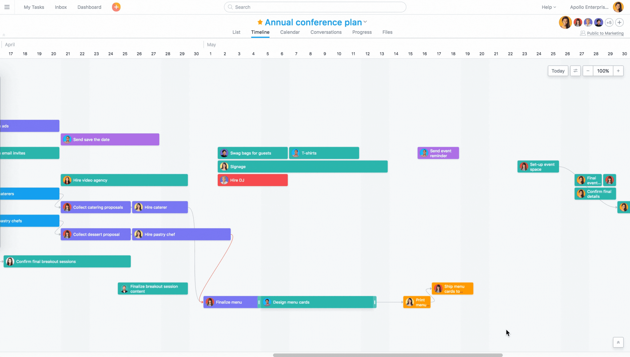 Asana Announces Release Of New Timeline View