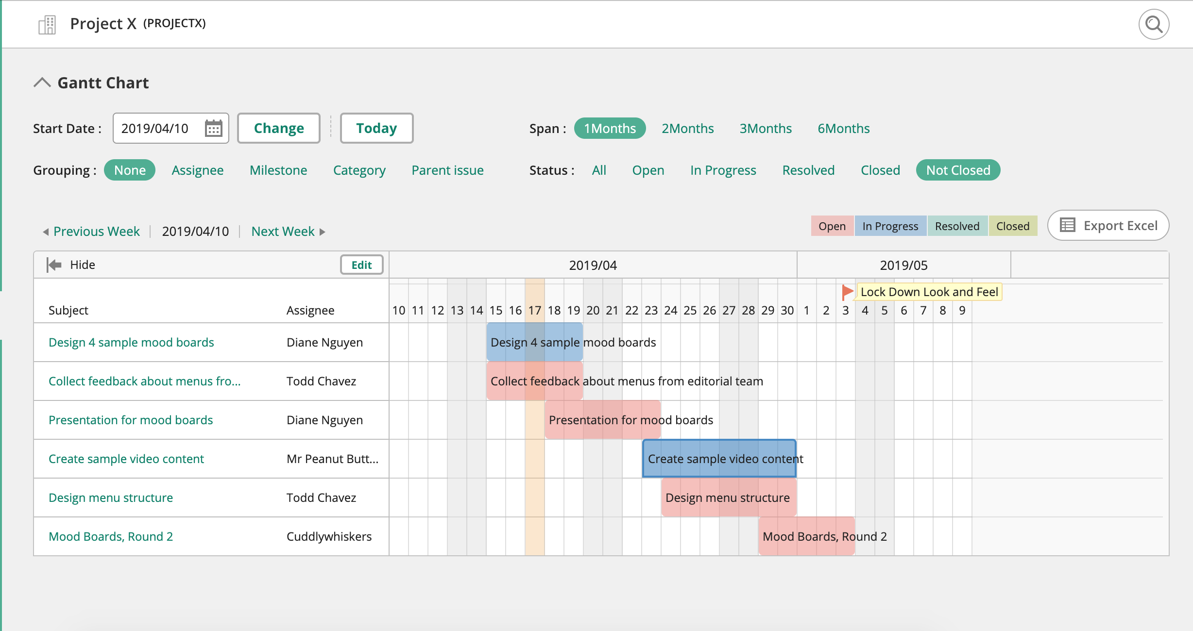 Gantt Chart In Quip