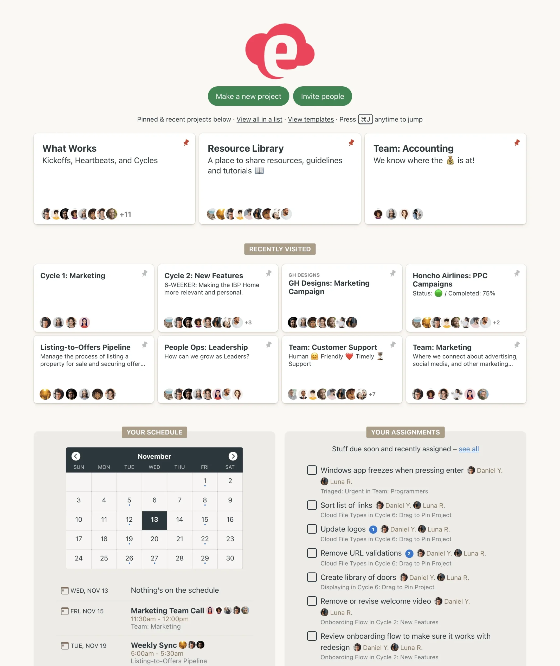 Basecamp Project Management Software Online Collaboration