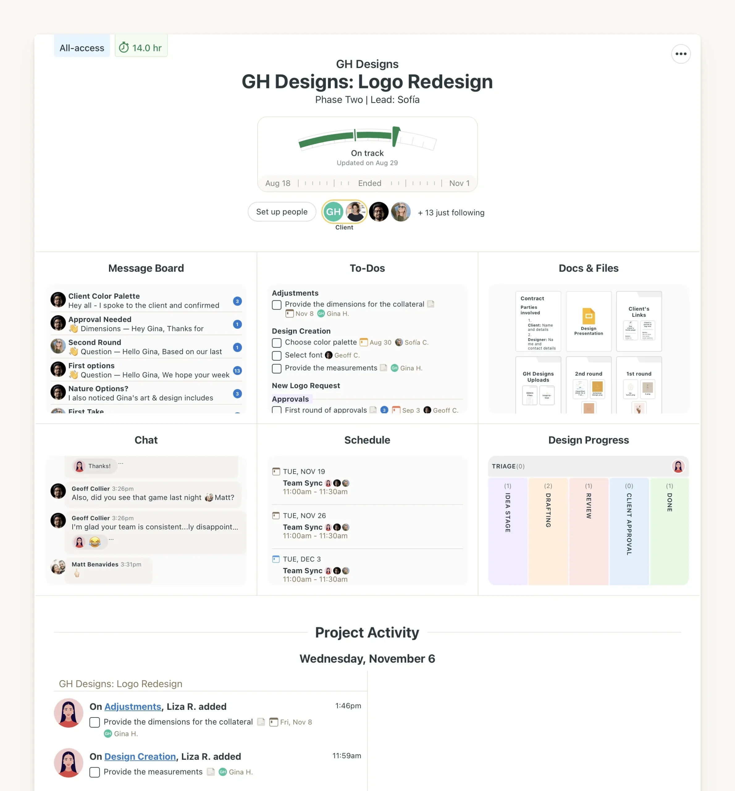 Basecamp Project Management Software Online Collaboration
