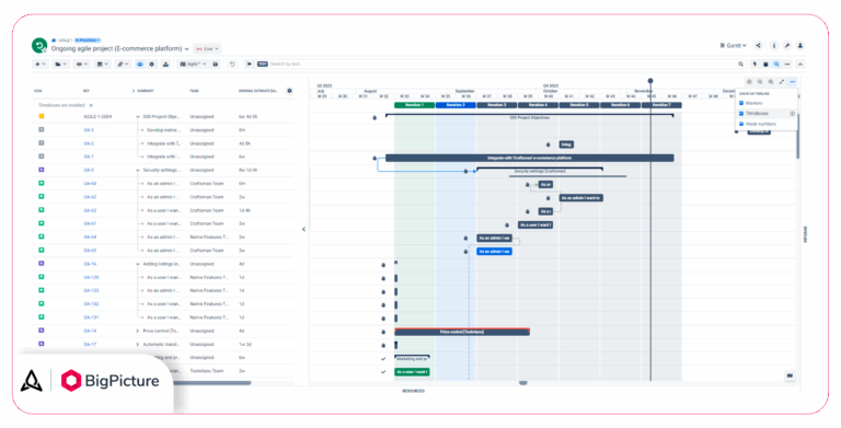 BigTip Gantt Module Tips And Tricks BigPicture
