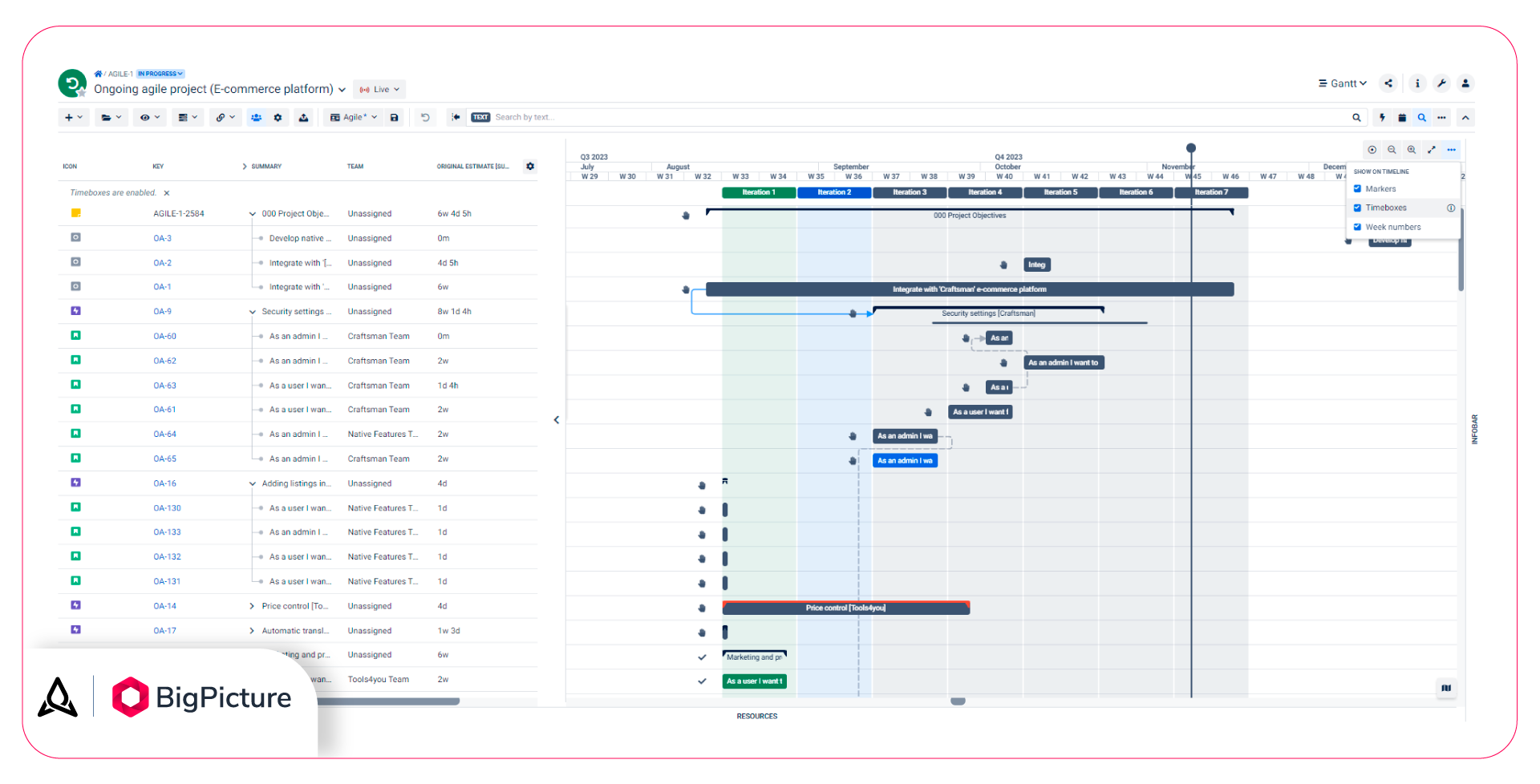 BigTip Gantt Module Tips And Tricks BigPicture