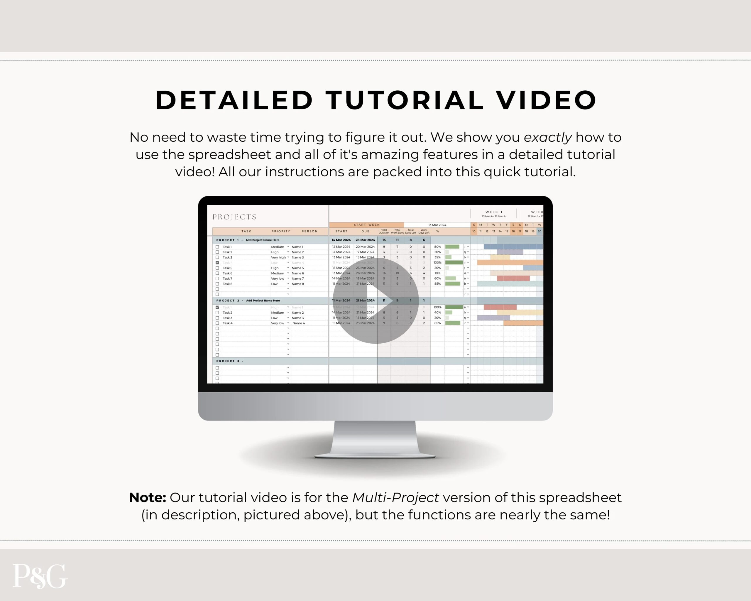Buy 100 Spaces Gantt Chart Google Sheets Template Automated Project Timeline Project Management Spreadsheet Gantt Chart Spreadsheet Template Online In India Etsy