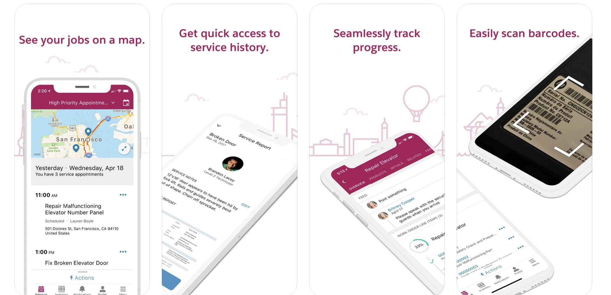 Salesforce Field Service Gantt Chart