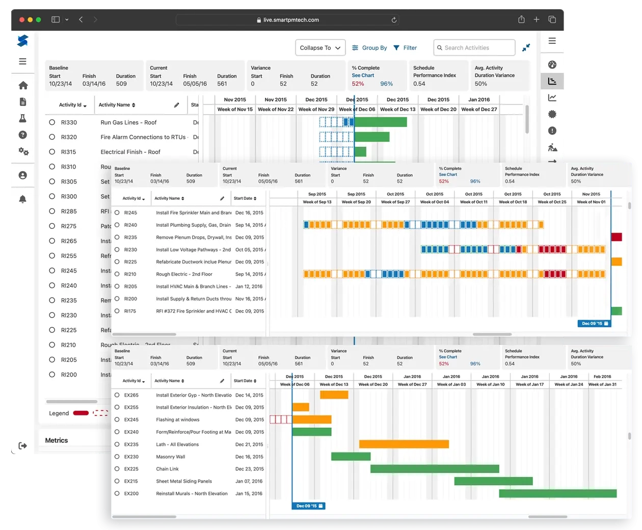 Construction Schedule Gantt Chart