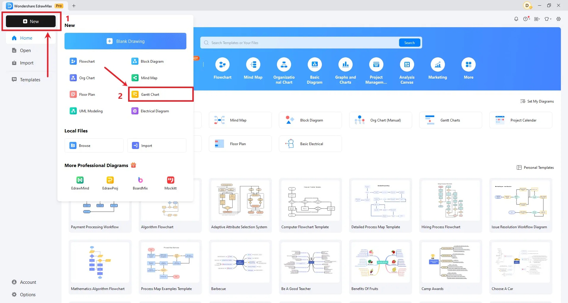 Create A Gantt Chart