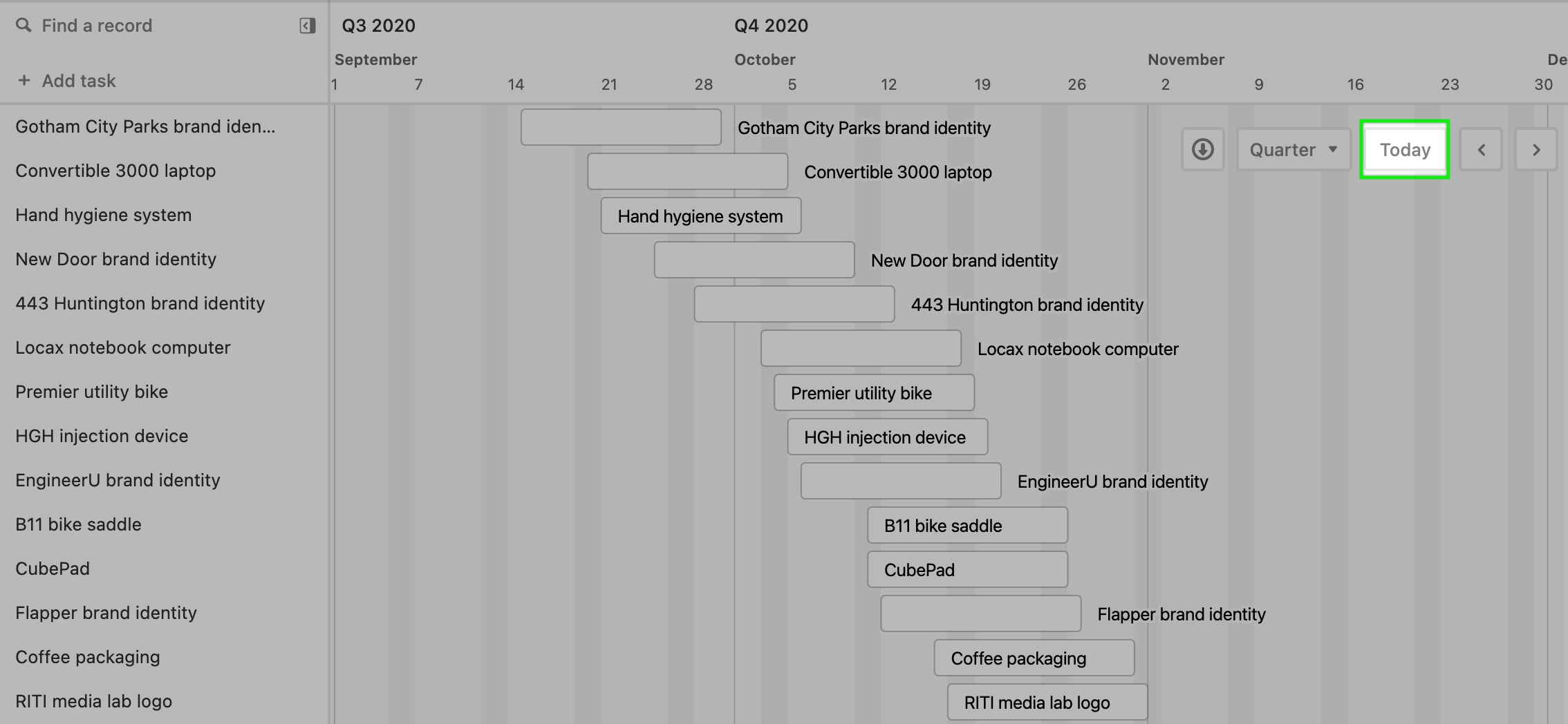 Customizing The Appearance Of Airtable Gantt Views Airtable Support
