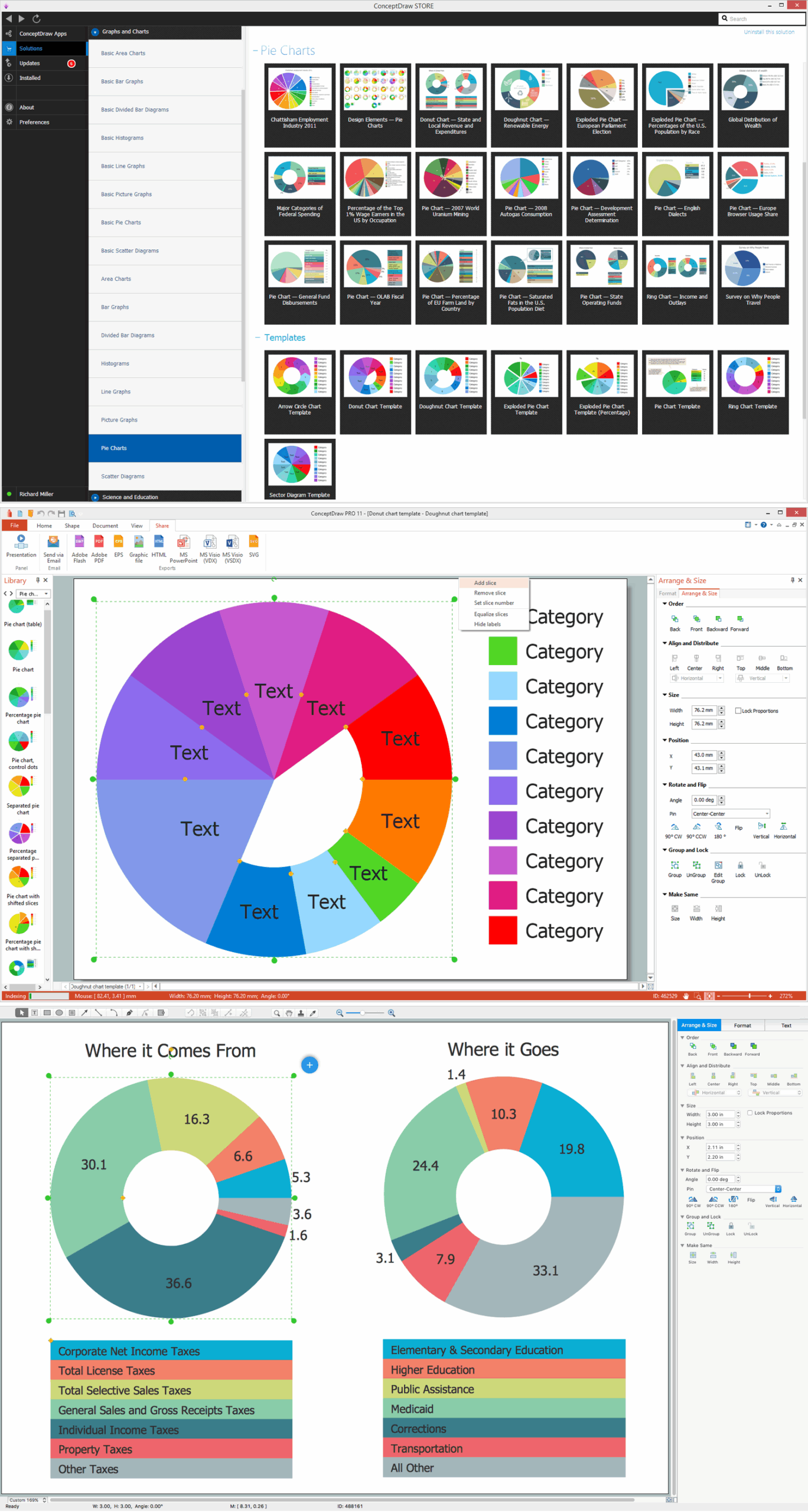 Donut Chart Templates Successful Strategic Plan Gantt Chart Templates Visio Gantt Chart Template