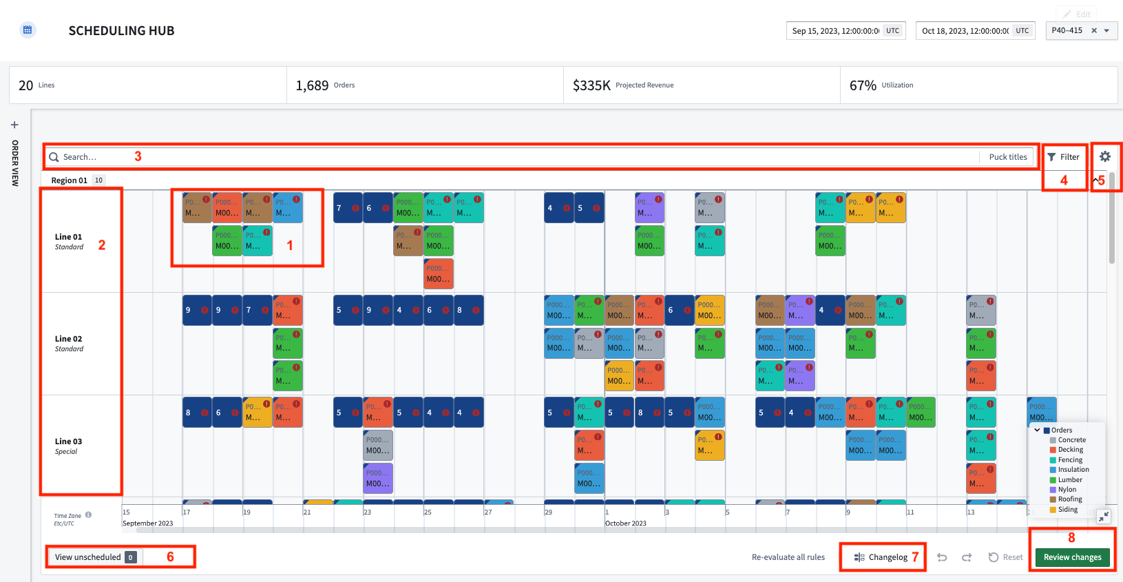 Dynamic Scheduling Scheduling Gantt Chart Widget Palantir