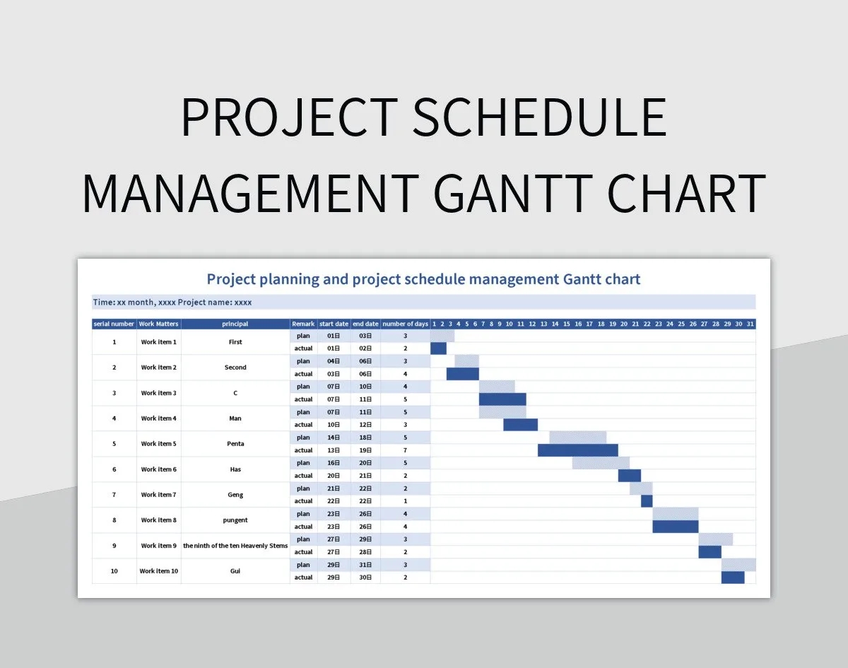 Vertex42 Gantt Chart Vertex42 Gantt Chart