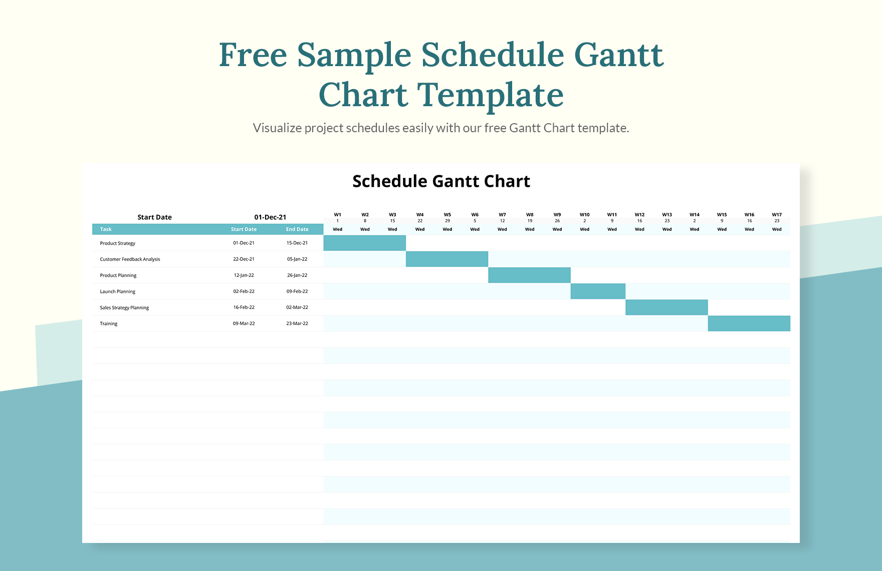 Employee Schedule Gantt Chart Template In Excel Google Sheets Download Template Employee Schedule Gantt Chart Template In Excel Google Sheets Download Template