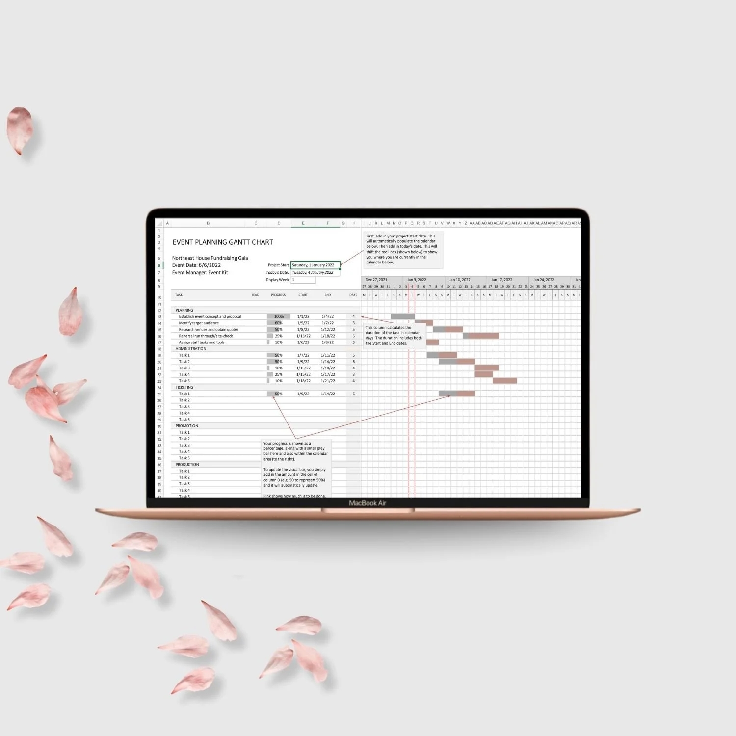 Event Kit Premium Wedding Planner Kit