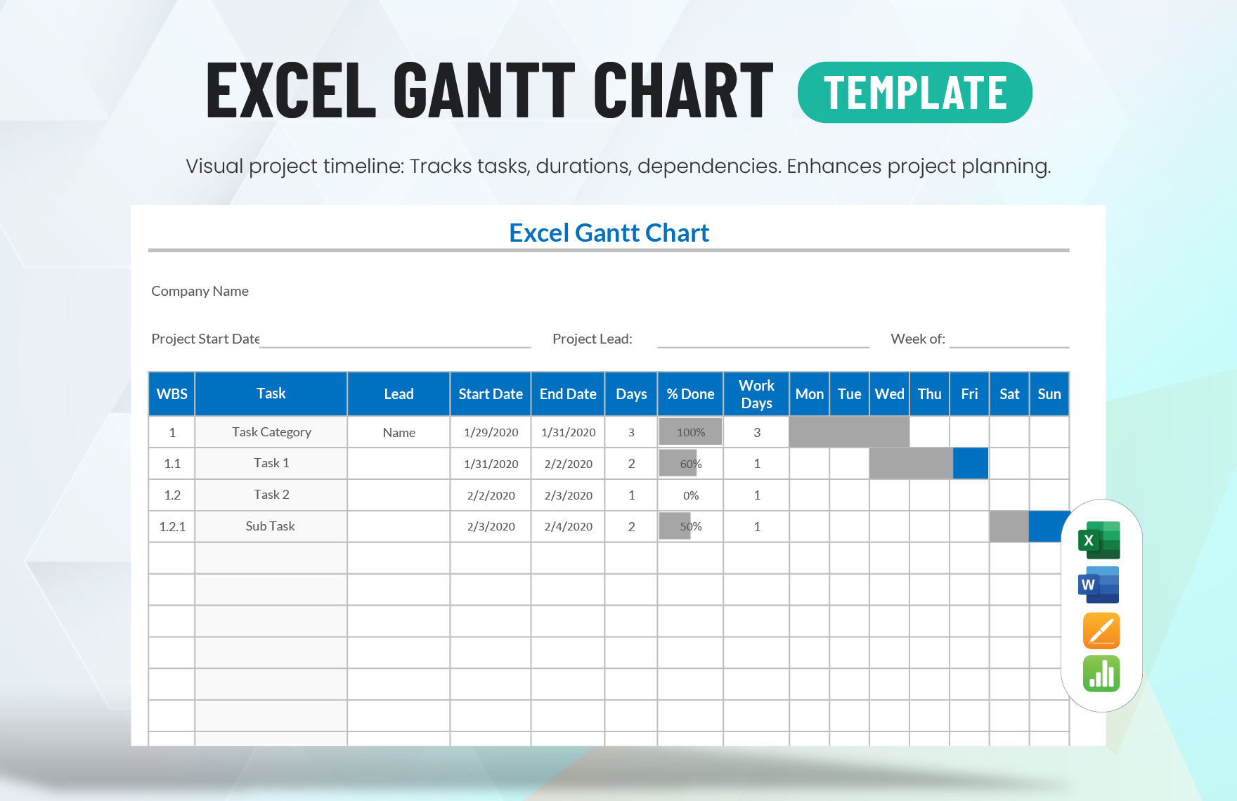 Apple Gantt Chart