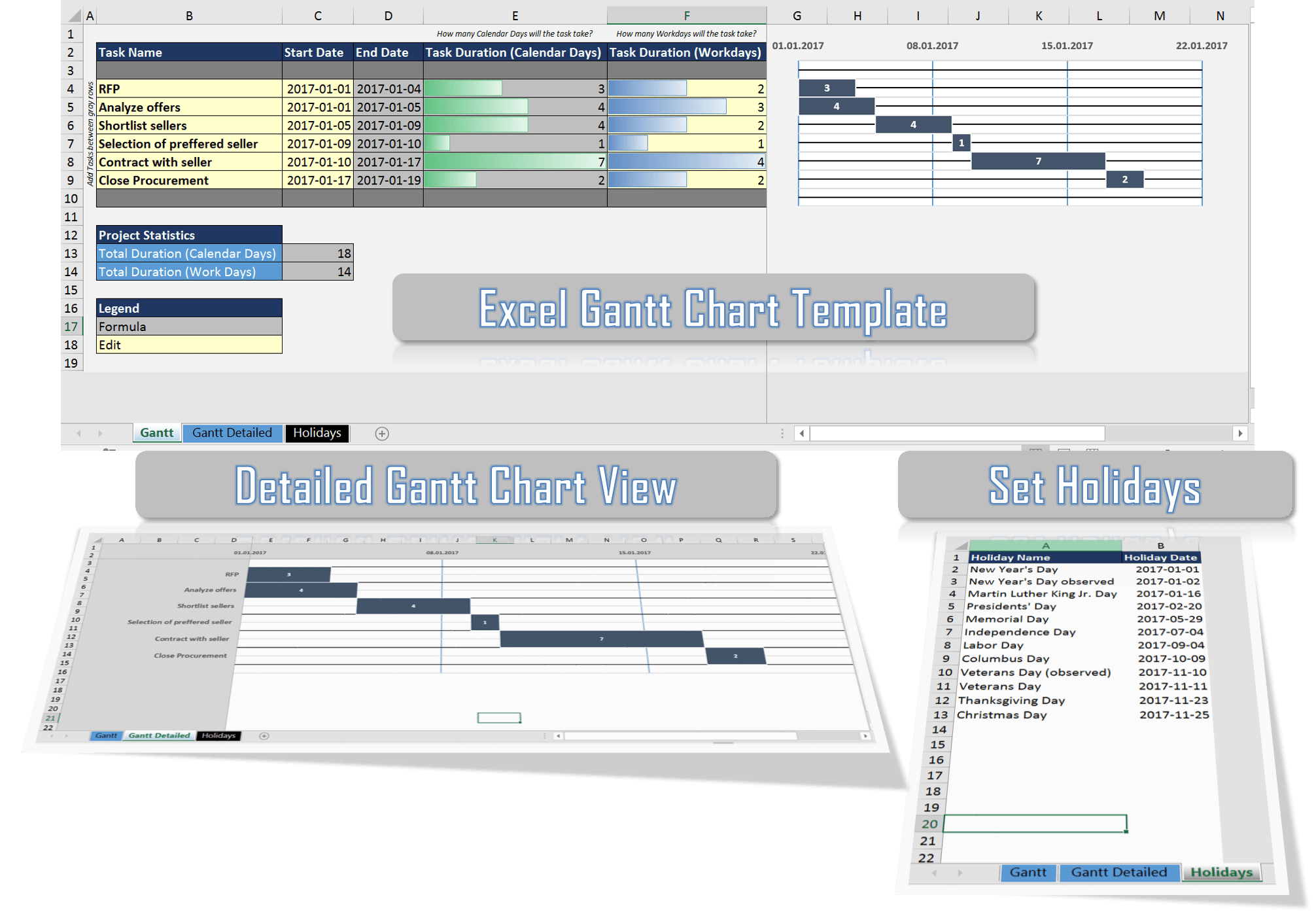Excel Gantt Chart Template