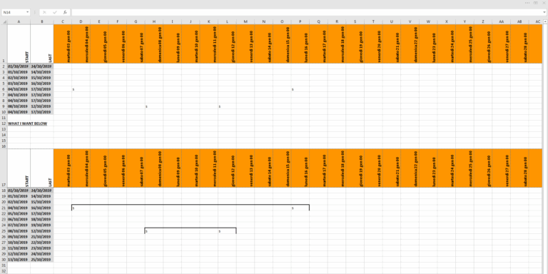 Excel How To Create A Gantt Chart VBA Using Cell Borders Stack Overflow