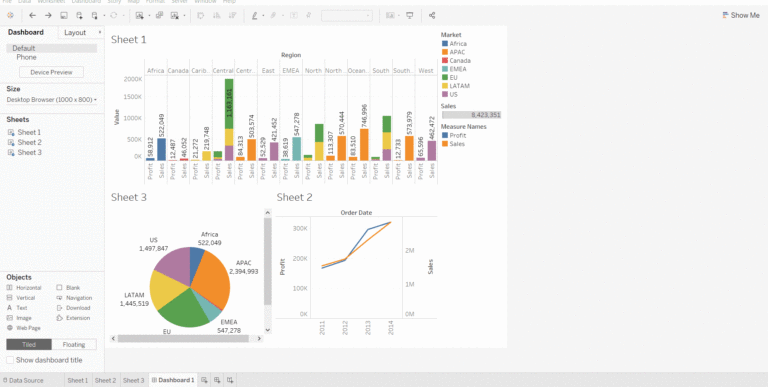 Format Dashboard Layout In Tableau GeeksforGeeks