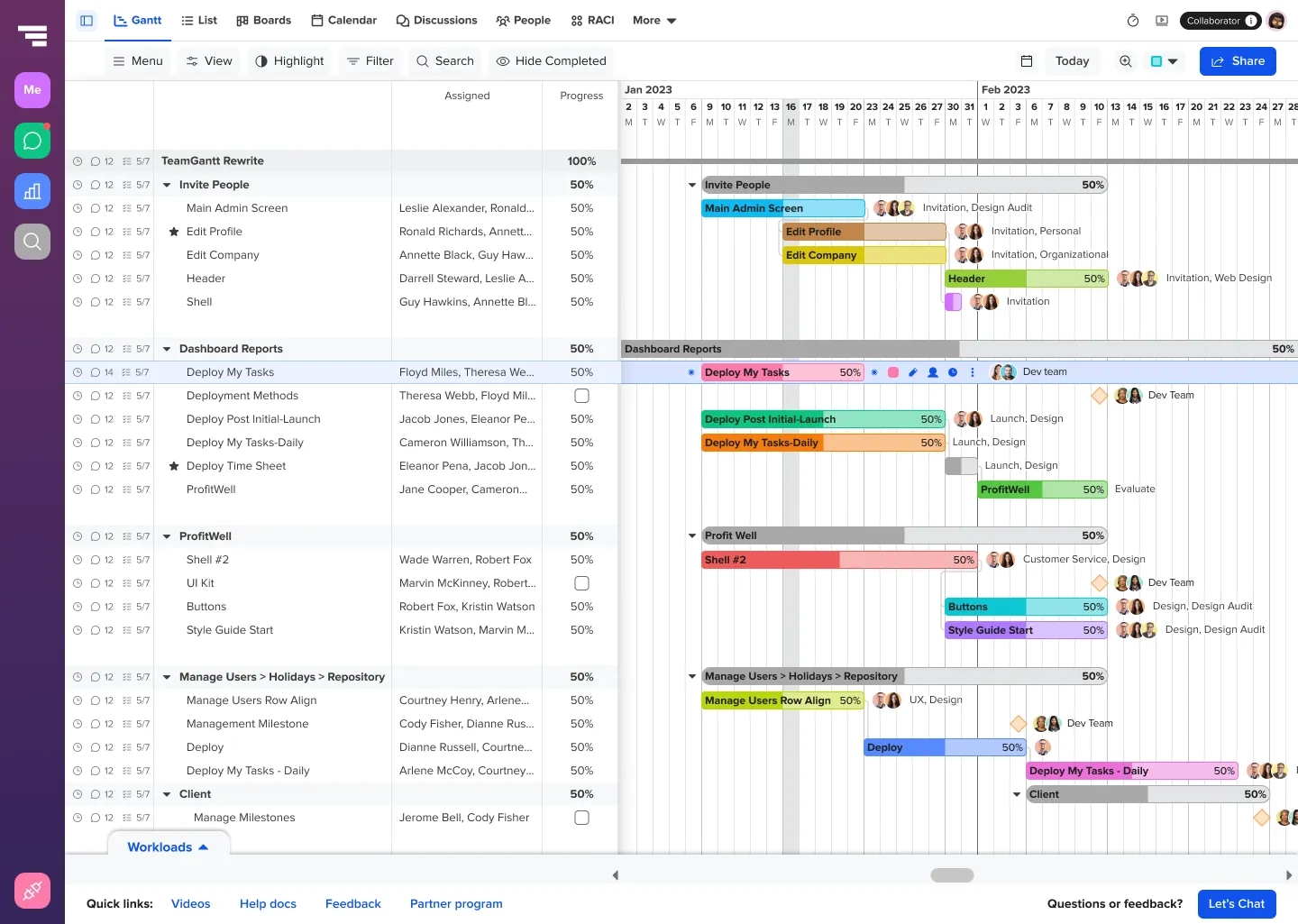 Gantt Chart Generator