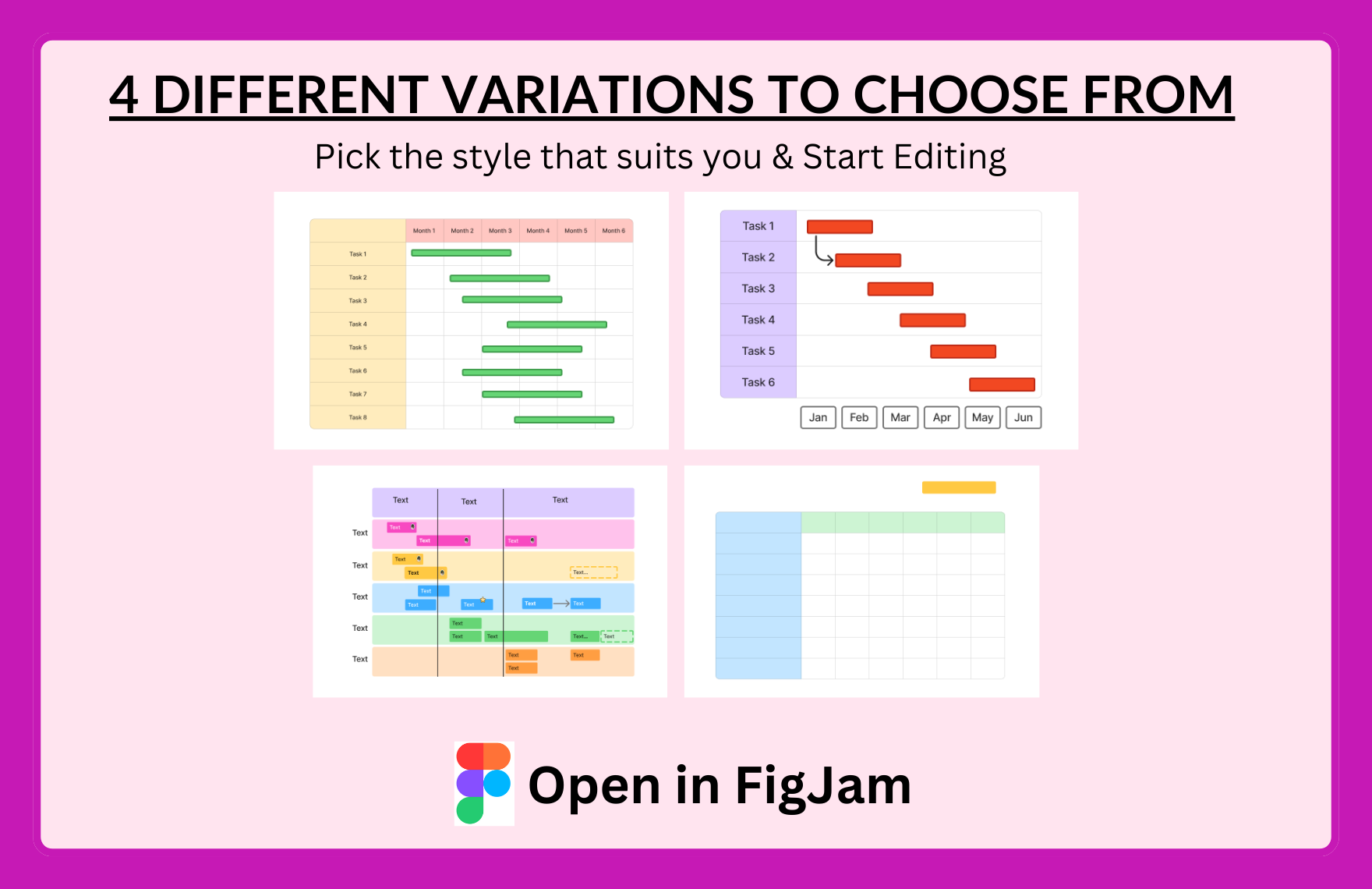 Free Gantt Chart Template In FigJam To Download Template Free Gantt Chart Template In FigJam To Download Template