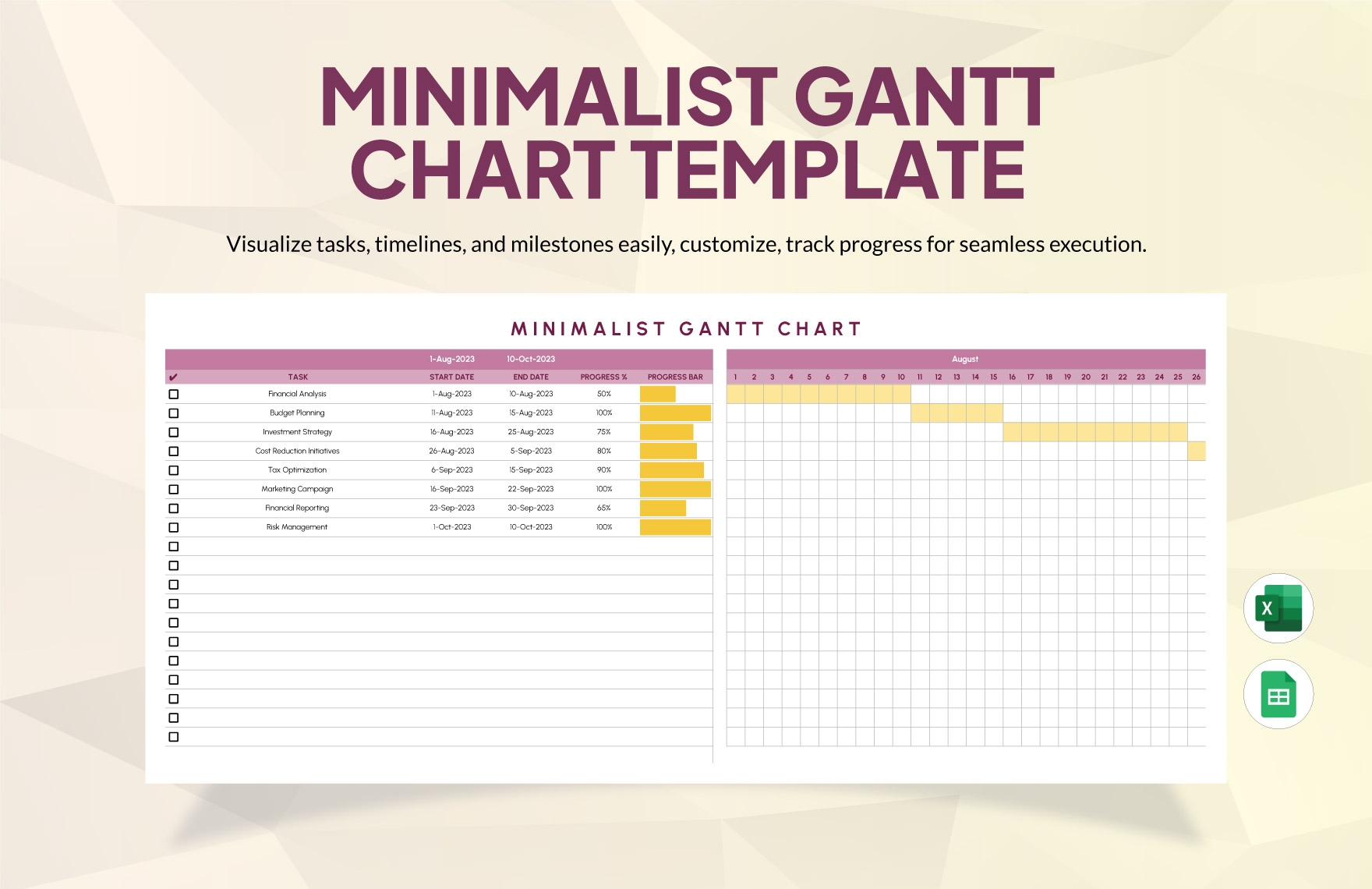 Free Gantt Chart Template In Lucidchart To Download Template Free Gantt Chart Template In Lucidchart To Download Template