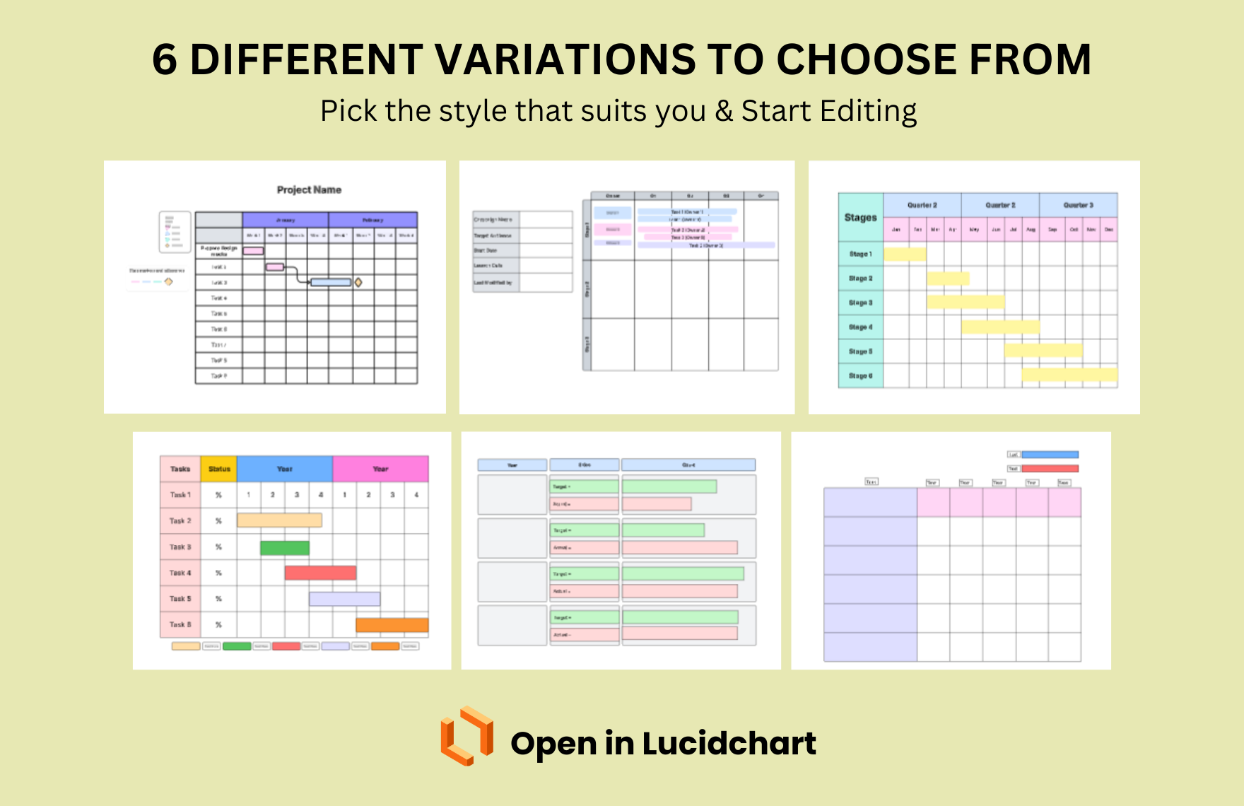 Lucidchart Gantt Chart Lucidchart Gantt Chart