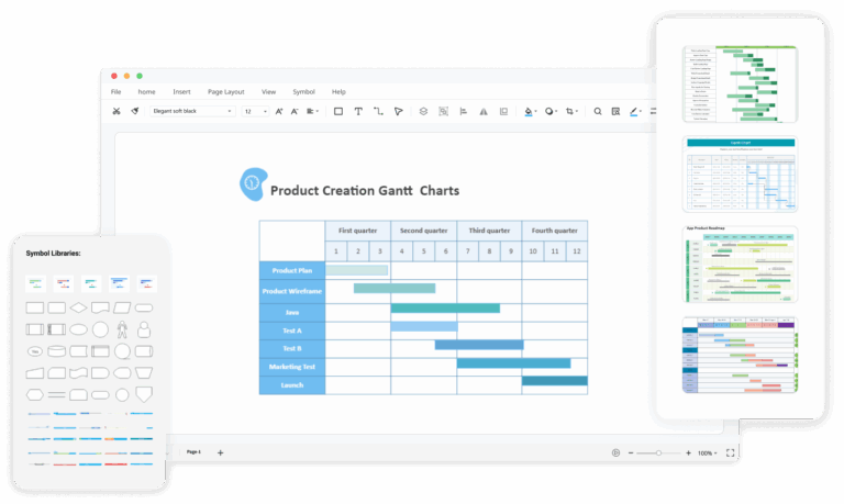 Free Online Gantt Chart Maker EdrawMax Online