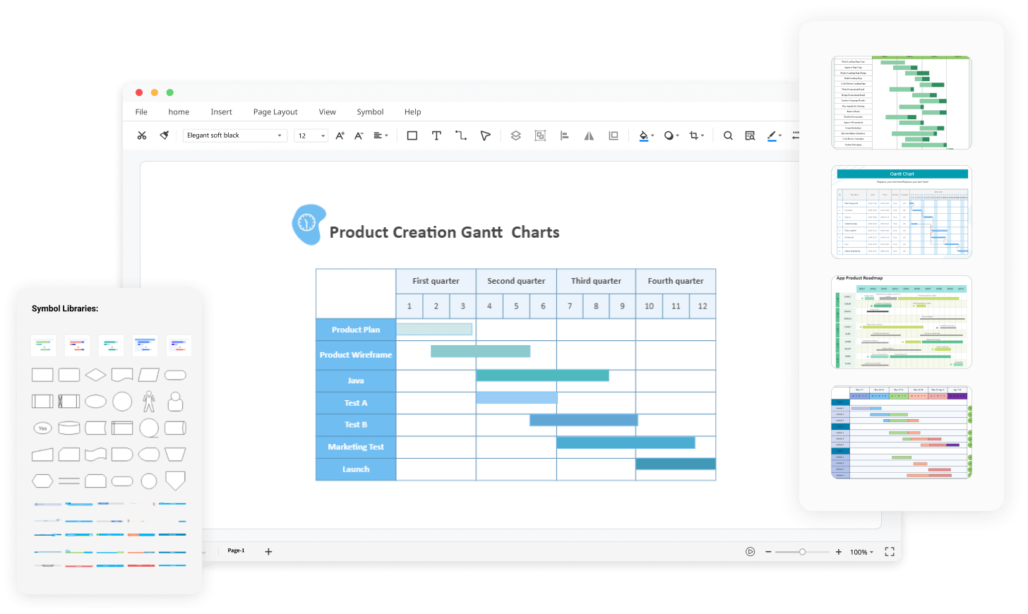 Free Online Gantt Chart Maker EdrawMax Online