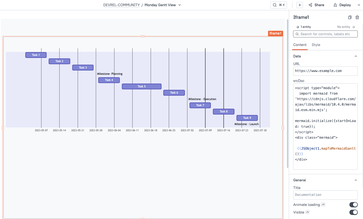 From GraphQL To Gantt Chart Monday Tasks Plotted With 