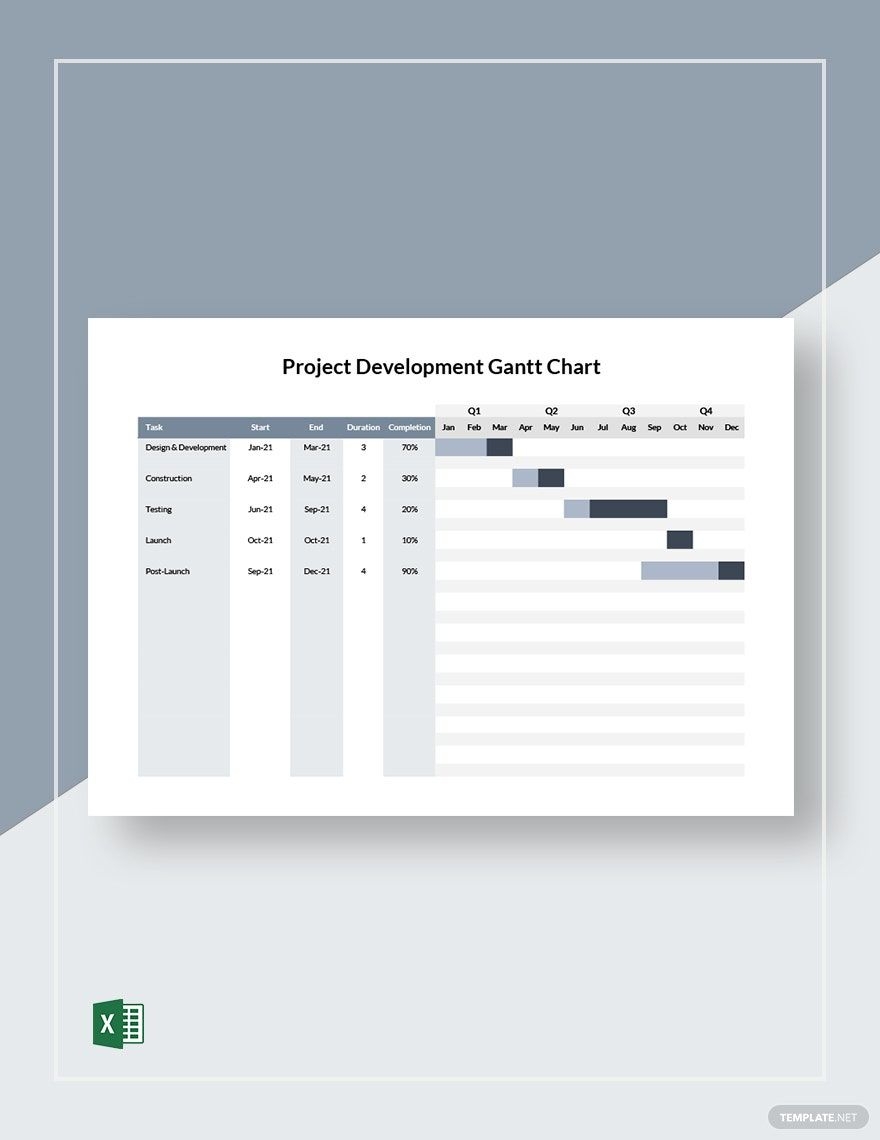 Game Development Gantt Chart Template In Excel Google Sheets Download Template
