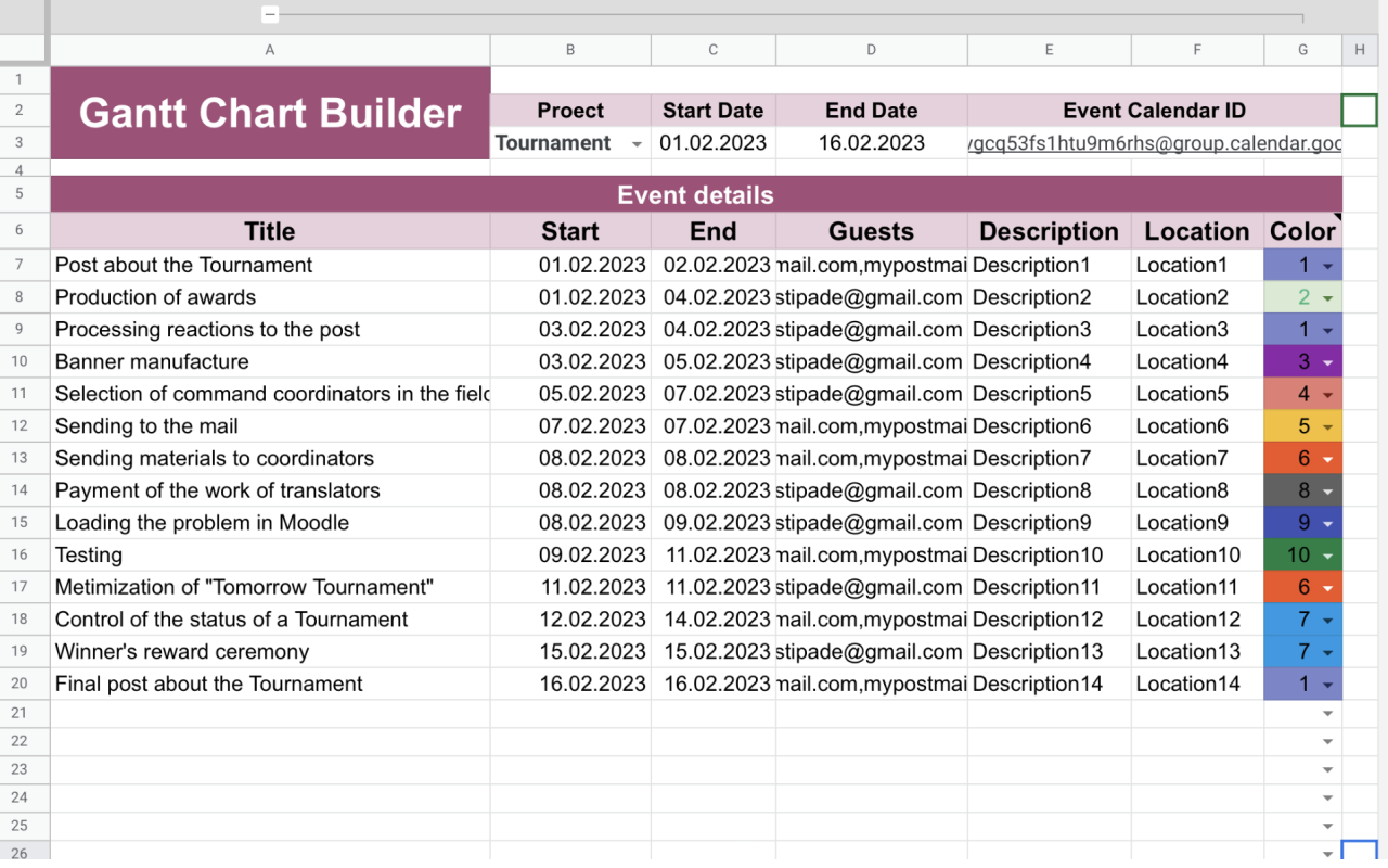 Gantt Chart Builder Google Workspace Marketplace