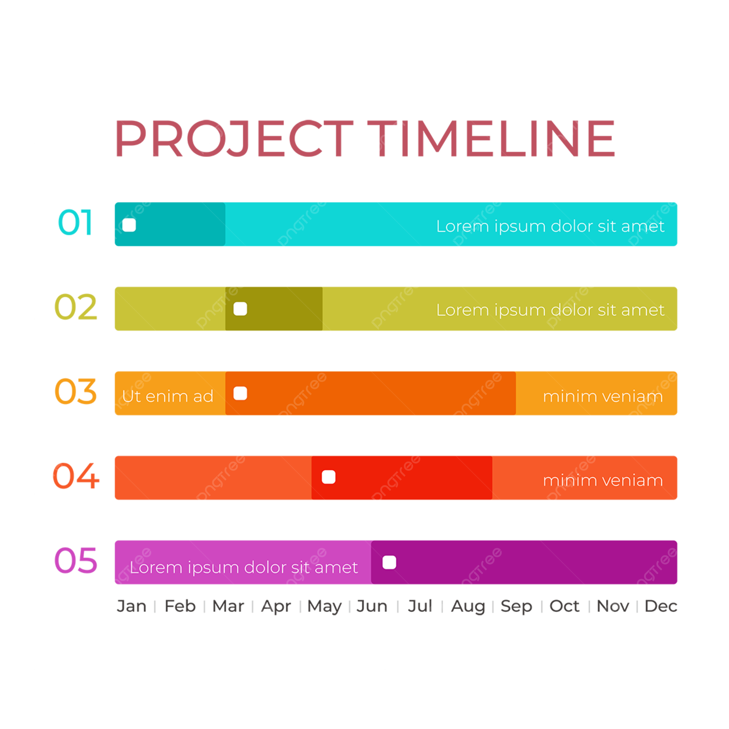 Gantt Chart Clipart Hd PNG Gantt Chart Flat Style Business Color 