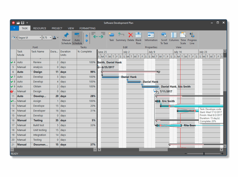 Gantt Chart Control For WinForms Applications ComponentOne