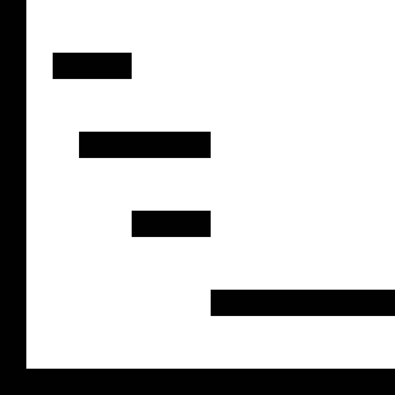 Gantt chart Free Vector Icons On Creazilla