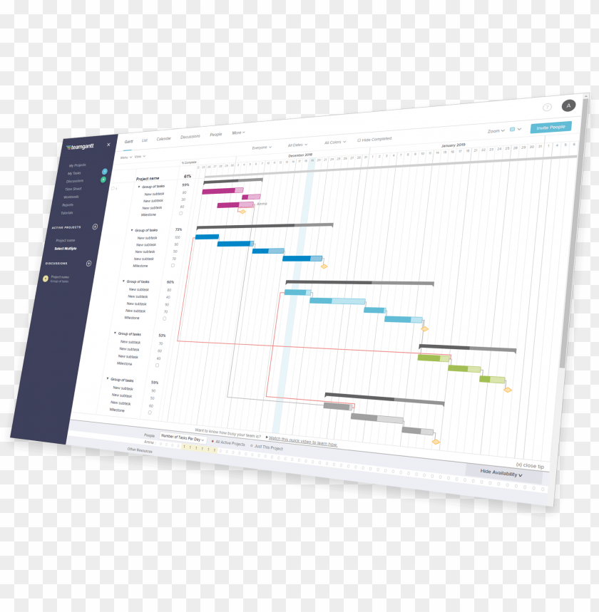 Gantt Chart Background