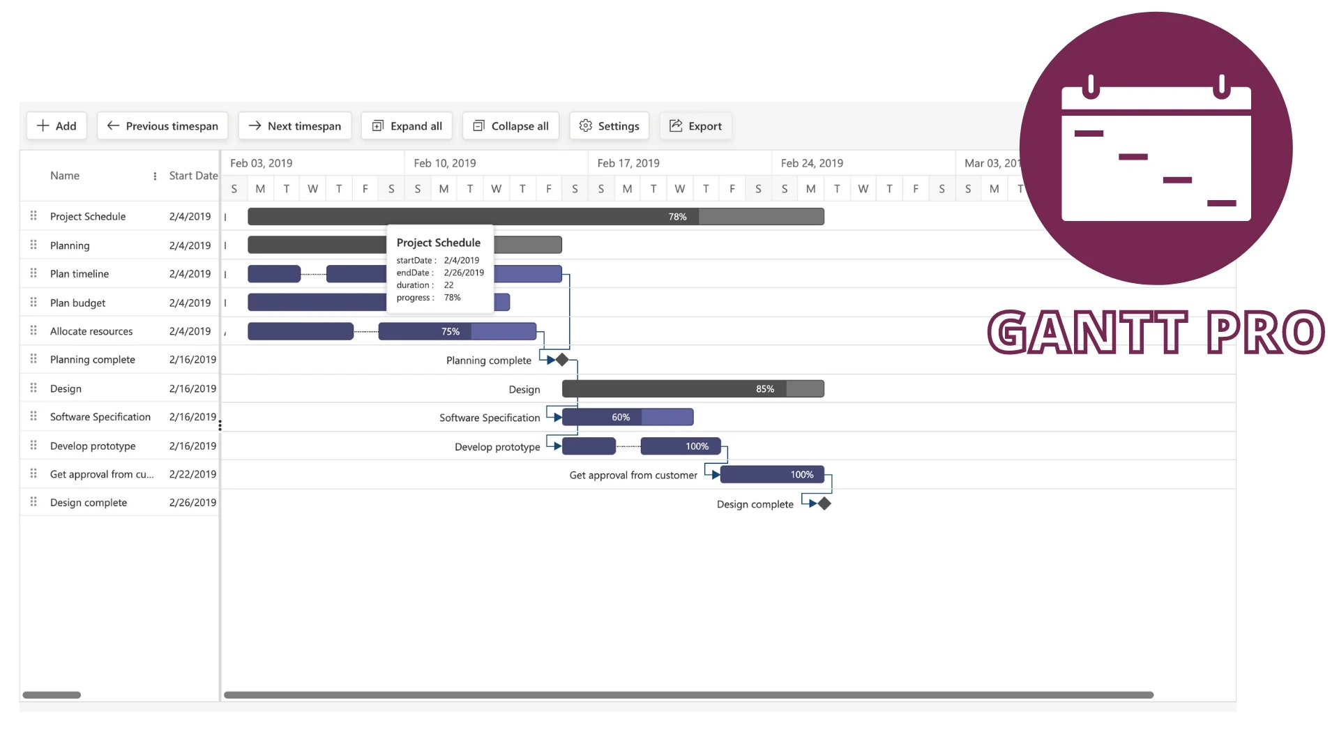 Gantt Chart Pro Visualize Project Schedules On Microsoft Teams