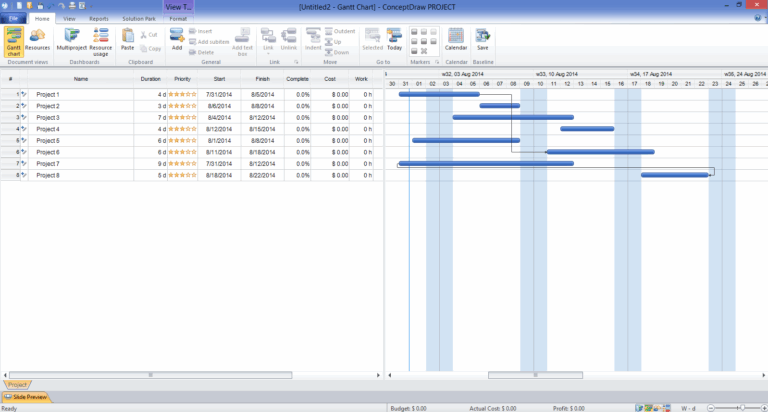 Gantt Chart Software
