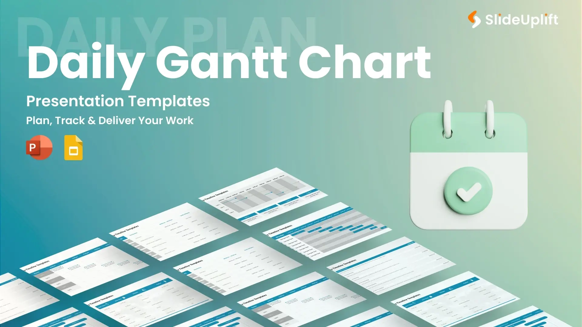 Gantt Chart Templates For PowerPoint U0026 Google Slides SlideUpLift