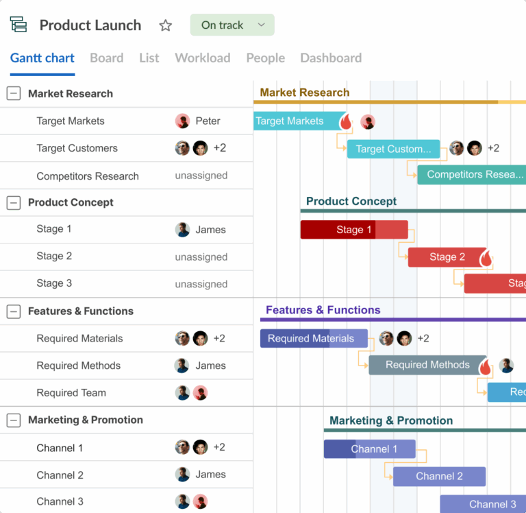 Gantt Chart With Resource Allocation