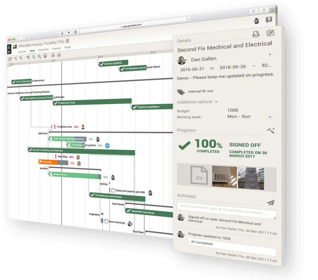 Gantt Charts In Construction Gain Back Control Of Your Projects Letsbuild