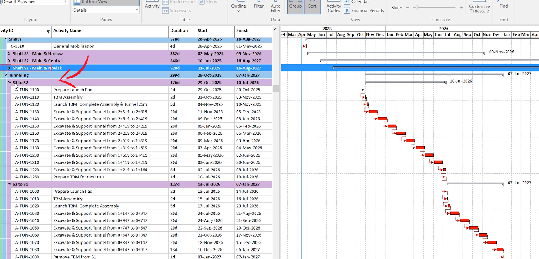 Gantt Chart Example Construction Project