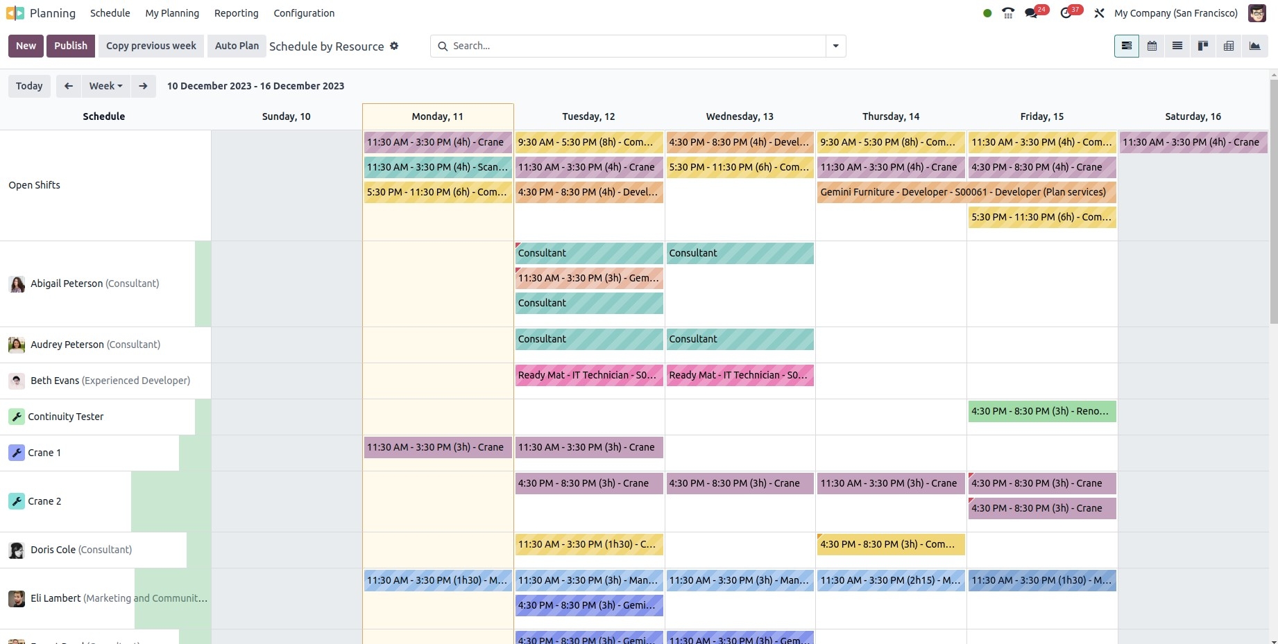 Gantt Charts Odoo 17 Studio Book