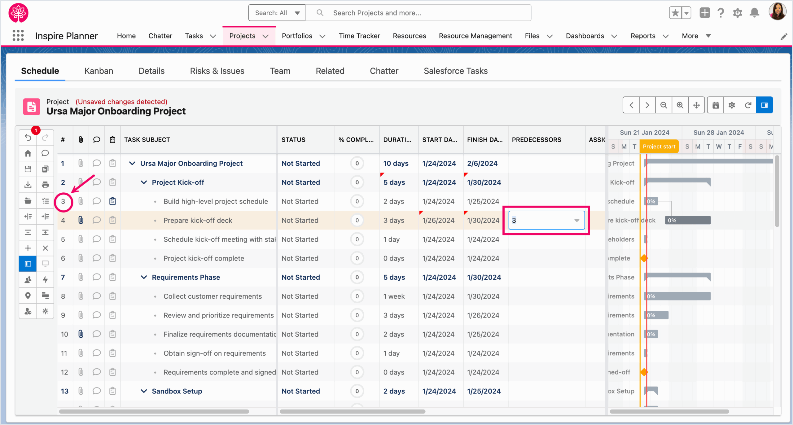 Gantt LWC Defining Task Relationships Predecessors Inspire Planner Help Center Inspire Planner Gantt LWC Defining Task Relationships Predecessors Inspire Planner Help Center Inspire Planner