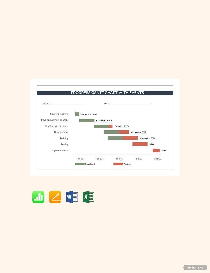 Gantt Timeline Chart In Illustrator PDF Download Template Gantt Timeline Chart In Illustrator PDF Download Template