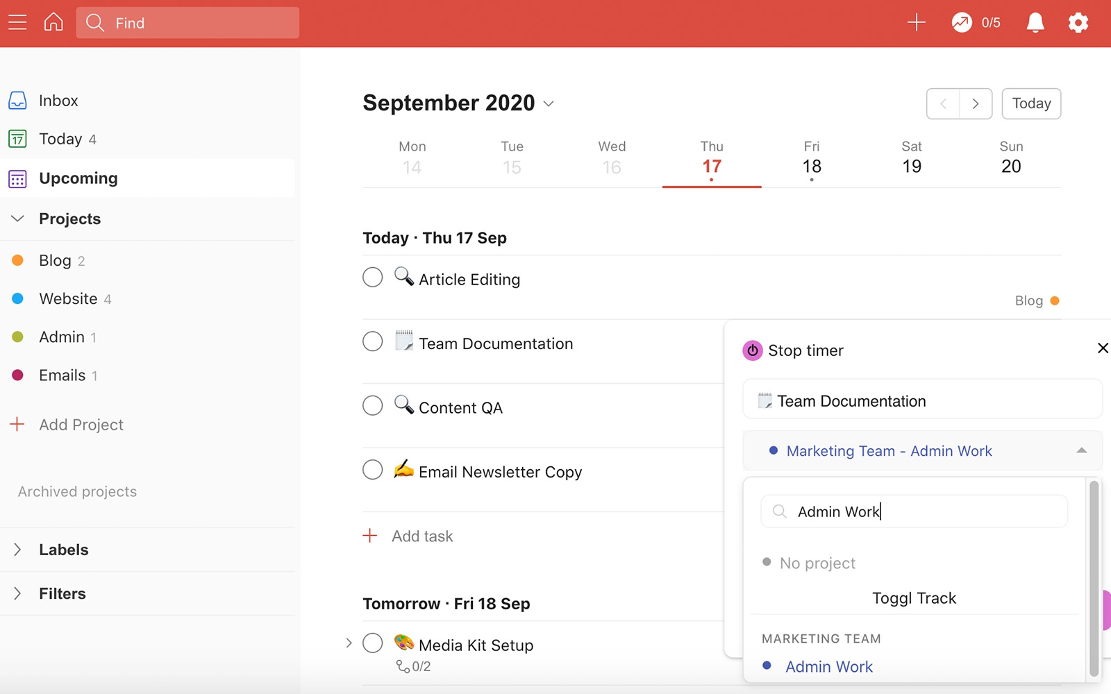 Ganttify Todoist Integrations