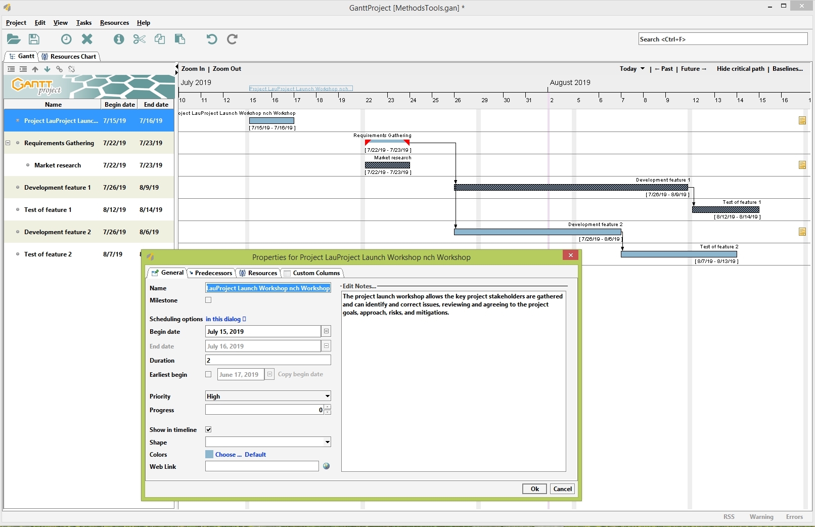 GanttProject Free Open Source Project Management Tool