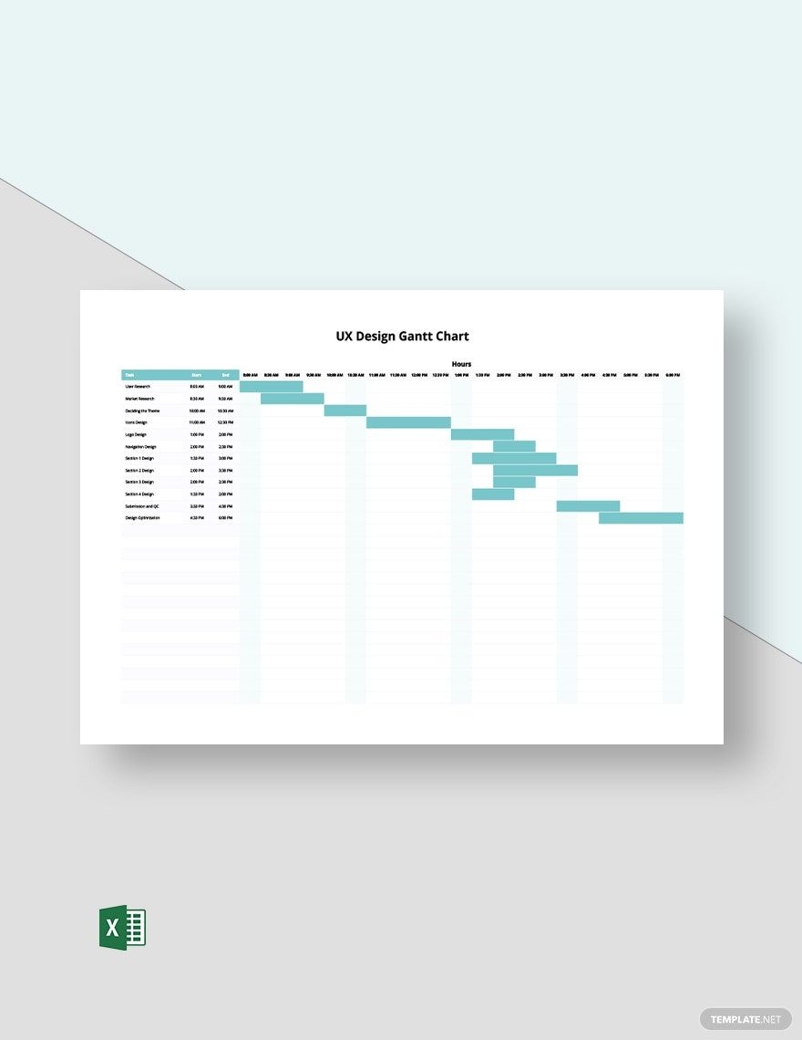 Hourly Gantt Chart Template In Excel Google Sheets Download Template